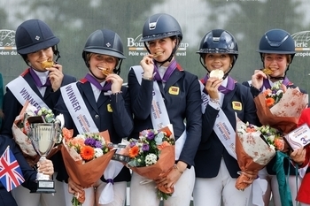Great Britain Strikes Gold at the FEI Jumping European Championship for Ponies